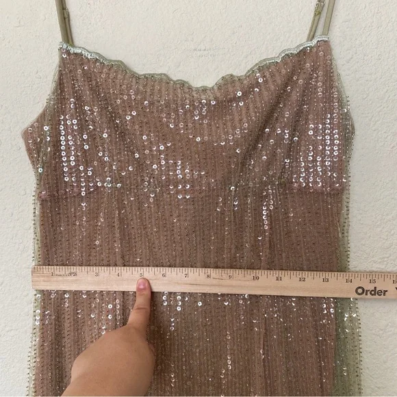 cafe au lait beaded maxi dress Colette By Daphne CL8655 - Long Caviar Beading , Accent Stones, Glitter  Tulle, Horsehair Mermaid Dress main image 0